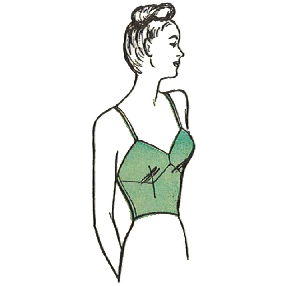 1940's Pattern, Women's Bra & Petticoat Lingerie - Bust 32" (81.3cm)