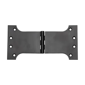 2984 Hinge Parliament Matte Black H100xW200mm