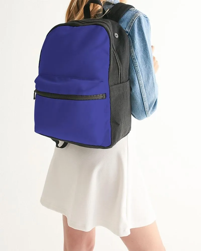 Bright Blue Canvas Backpack | Bright Pure Blue | C100M100Y0K0