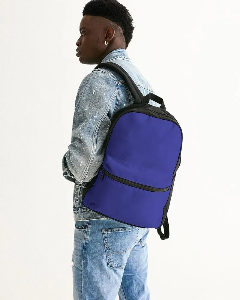 Bright Blue Canvas Backpack | Bright Pure Blue | C100M100Y0K0