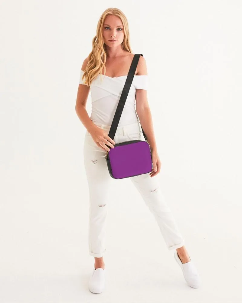 Bright Purple Crossbody Bag | Bright Pure Purple | C50M100Y0K0