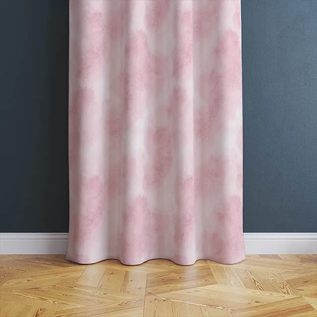 Cloud Cotton Curtain Fabric - Pink
