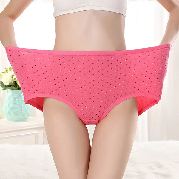 Cotton Breathable Printing Soft Stretchy Panties