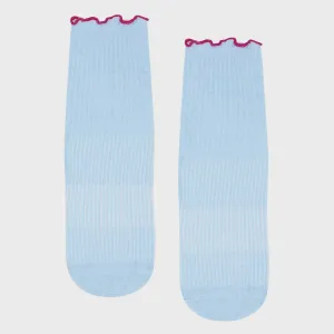 Crew Non Slip Grip Socks - Vintage Baby Blue