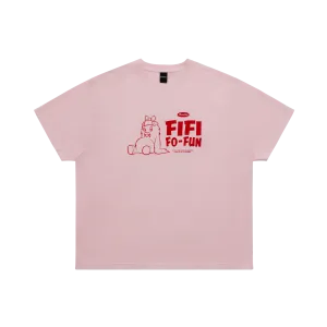 Fifi Fo Fun Bejeweled Beasts Tee in Pink