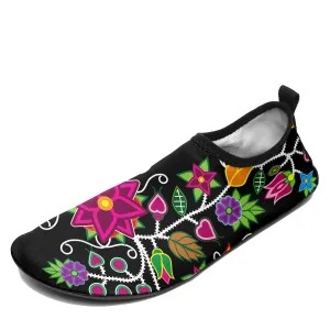 Floral Beadwork Sockamoccs