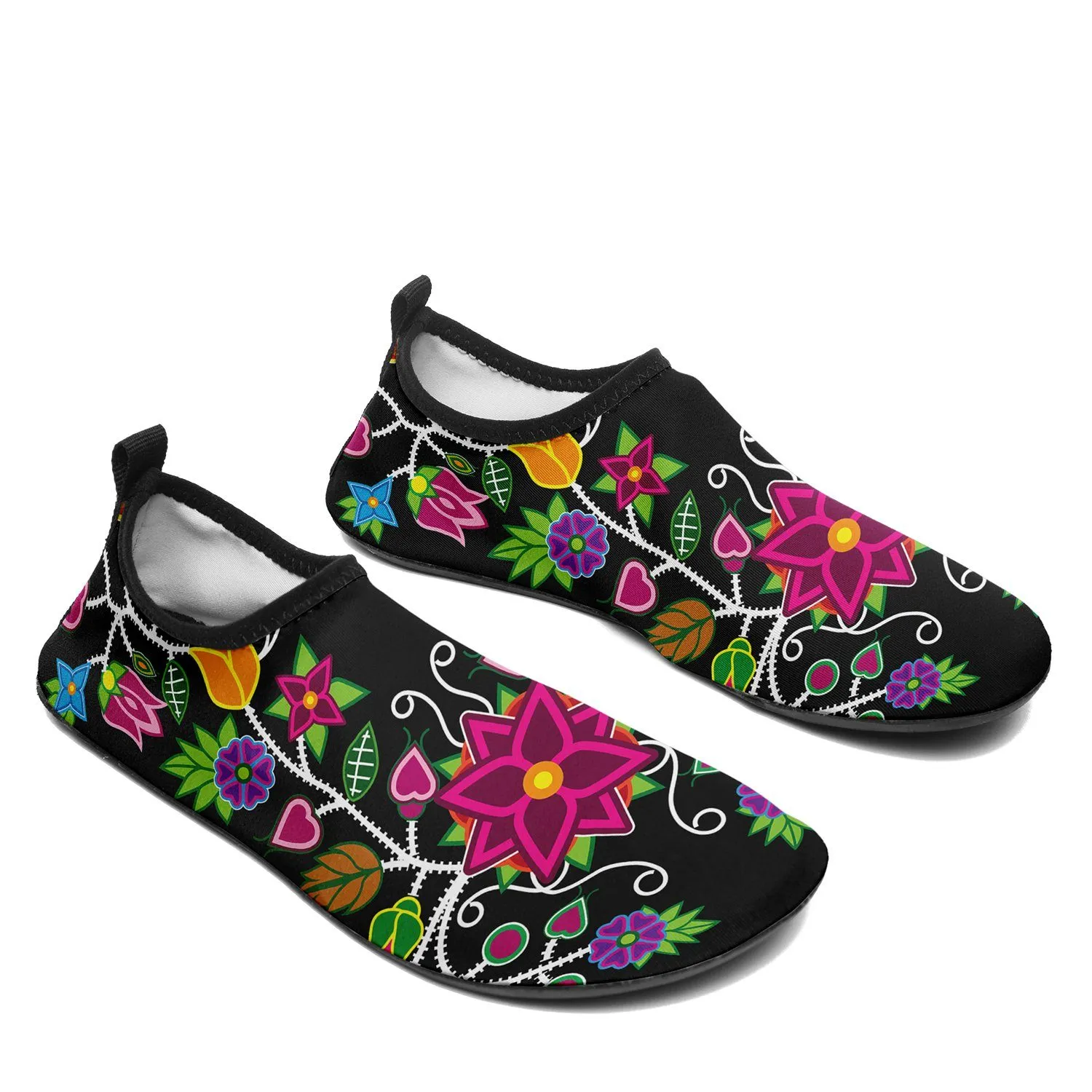 Floral Beadwork Sockamoccs
