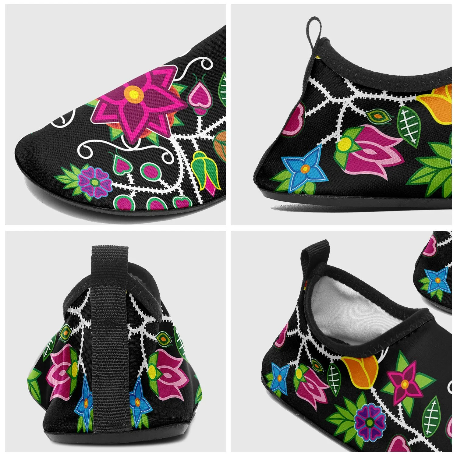 Floral Beadwork Sockamoccs