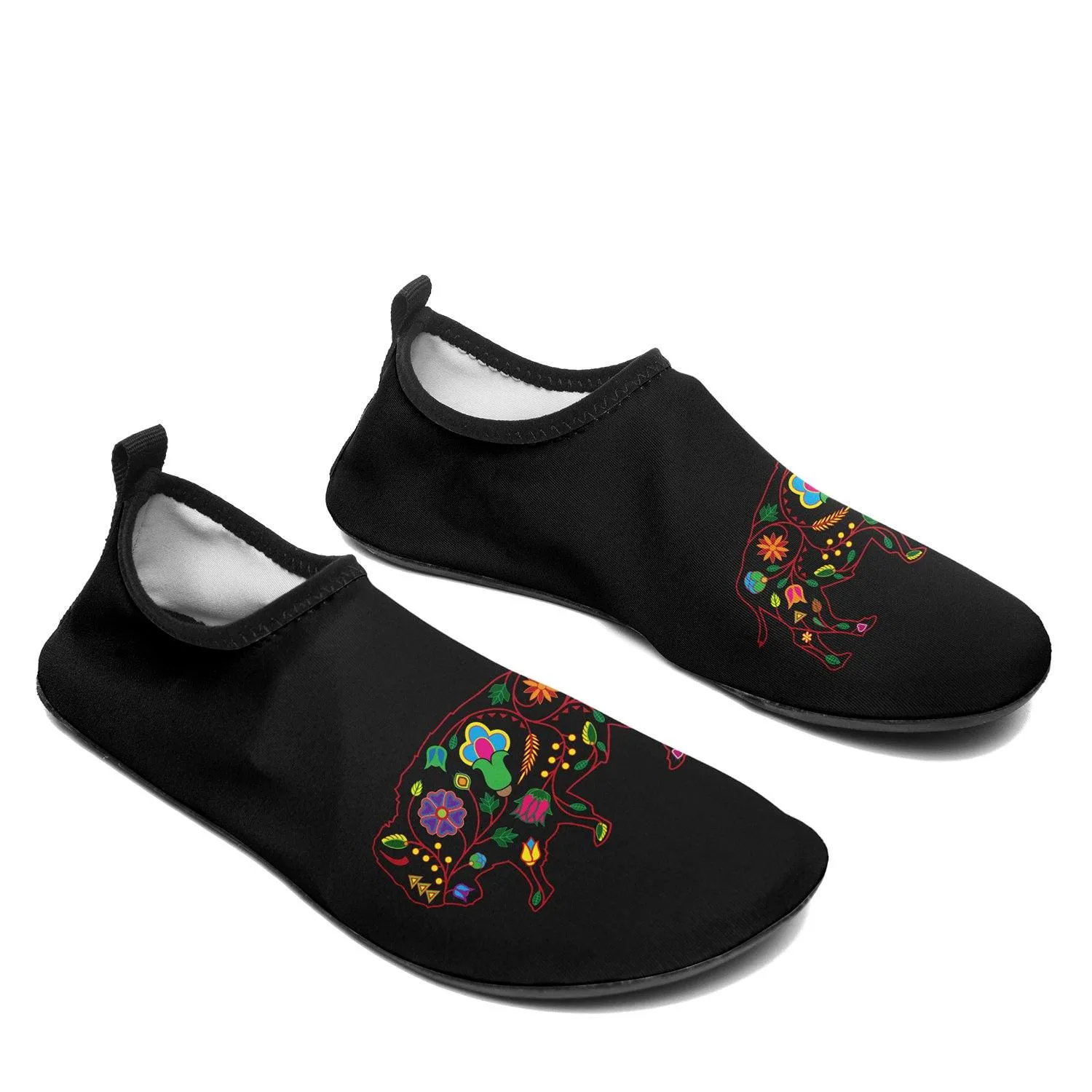Floral Buffalo Sockamoccs