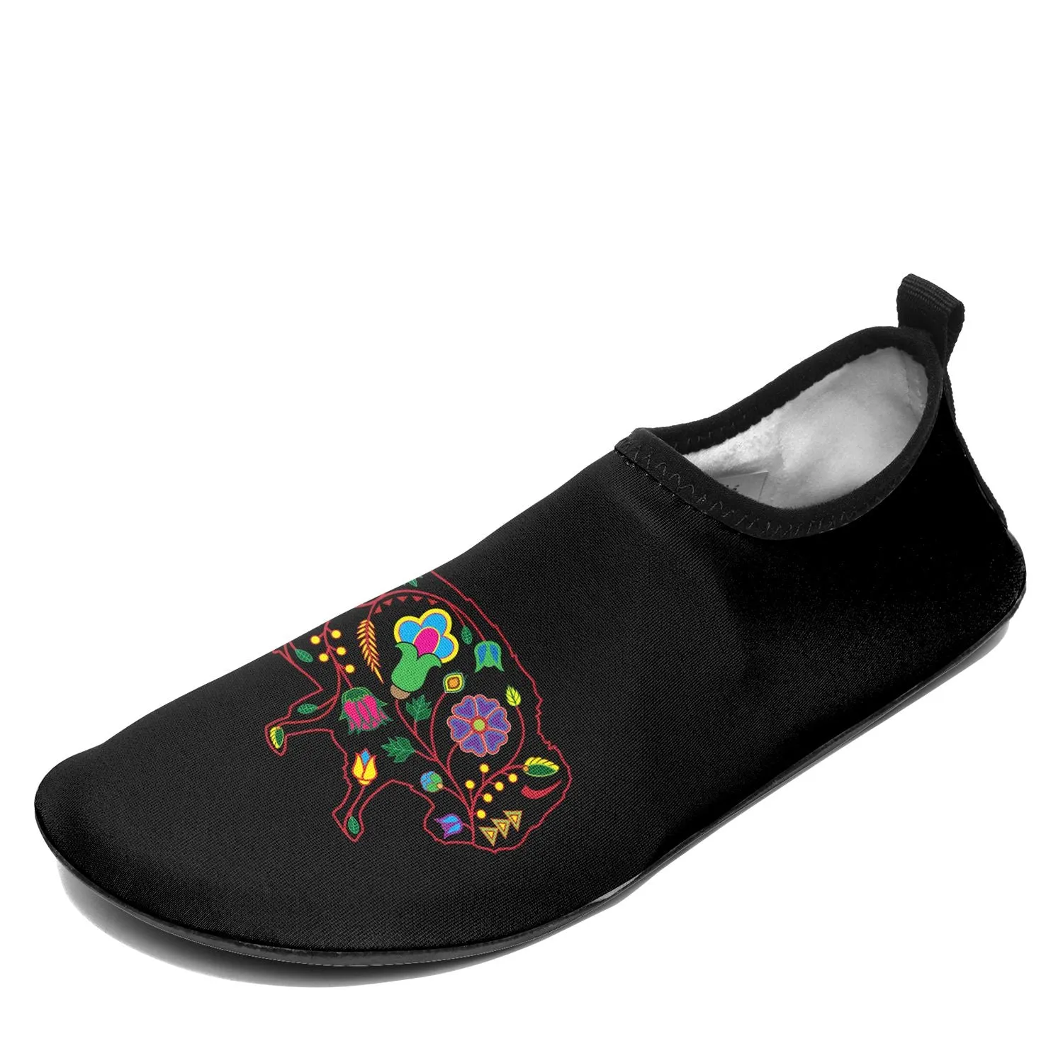 Floral Buffalo Sockamoccs