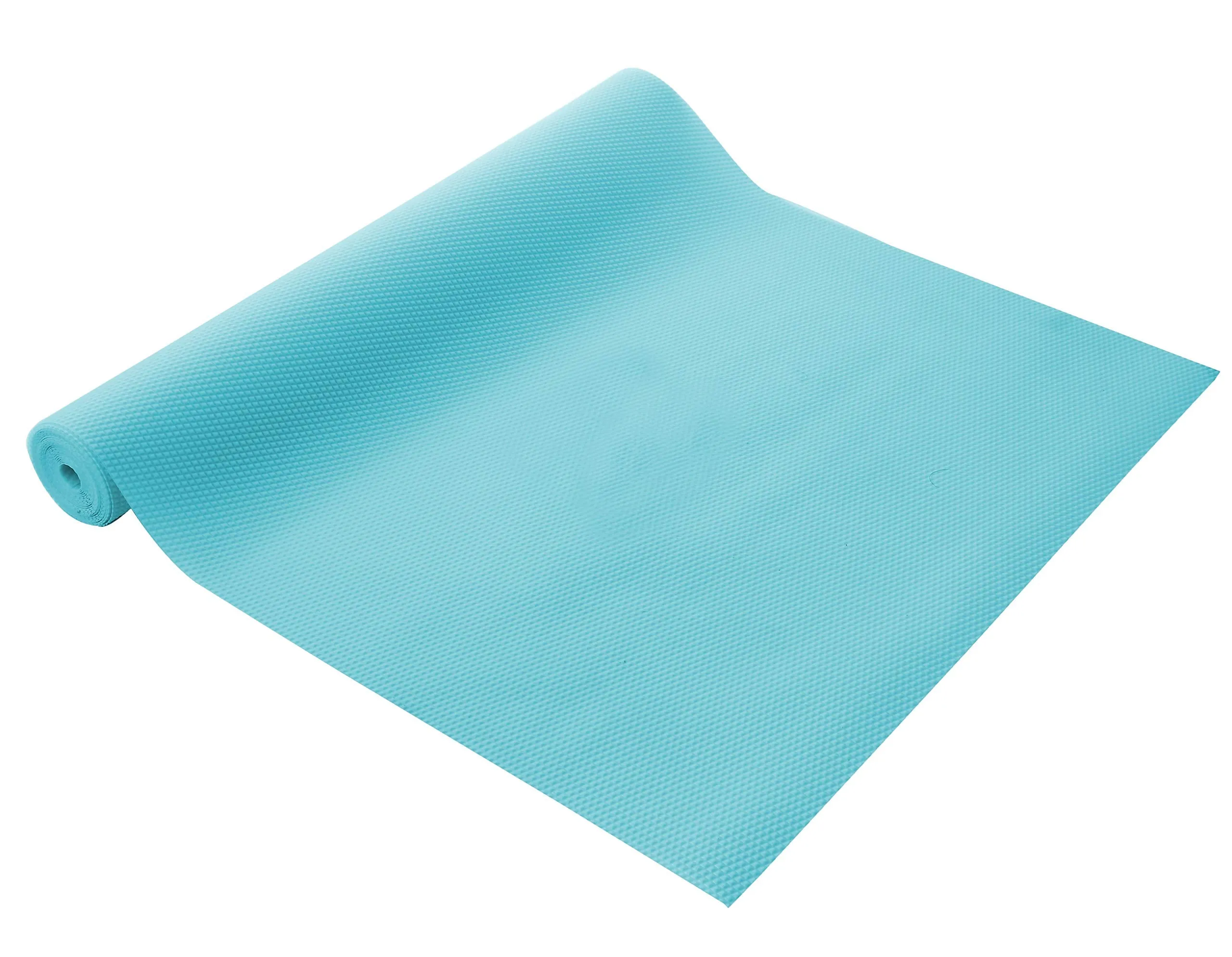 Heart Home Multipurpose Diamond Textured Super Strong Anti-Slip Mat Liner, Size 45X150 Cm (1.50 Meter Roll, Light Blue) HEART0224