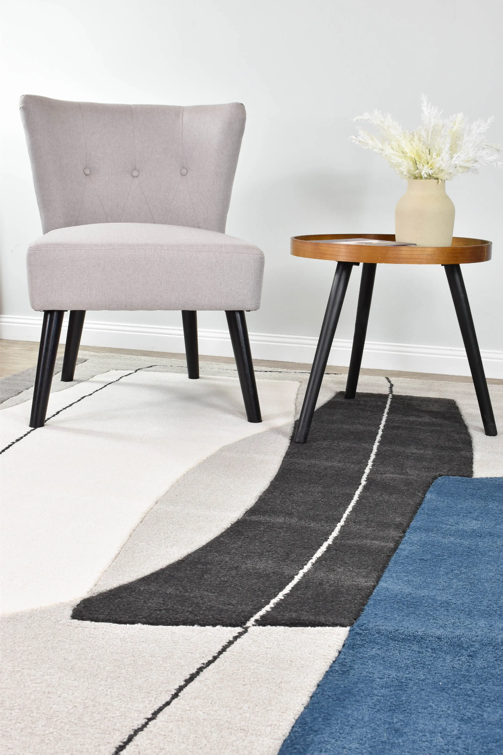 Hikina Grey Blue Rug