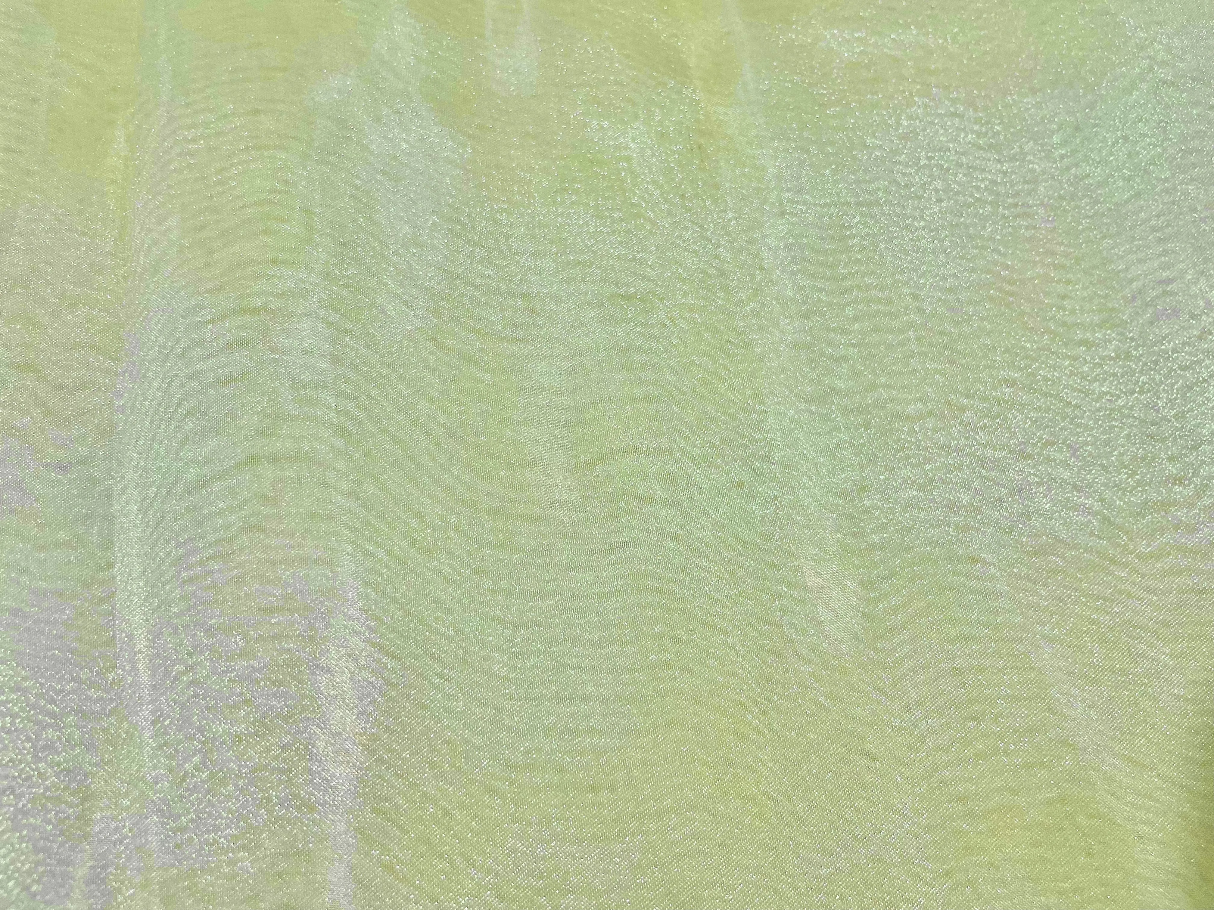Light Yellow Plain Organza Fabric
