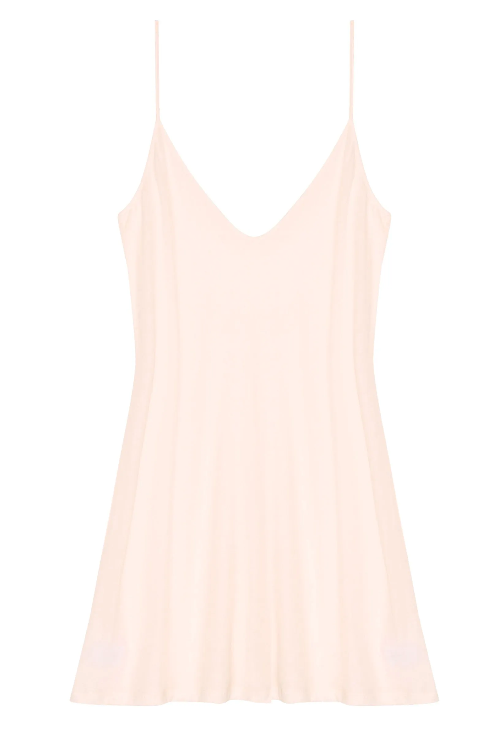 Lounge Pima Cotton Slip in blush pink
