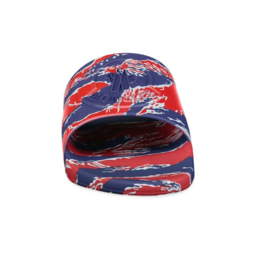 Moncler Basile Red & Blue Sliders