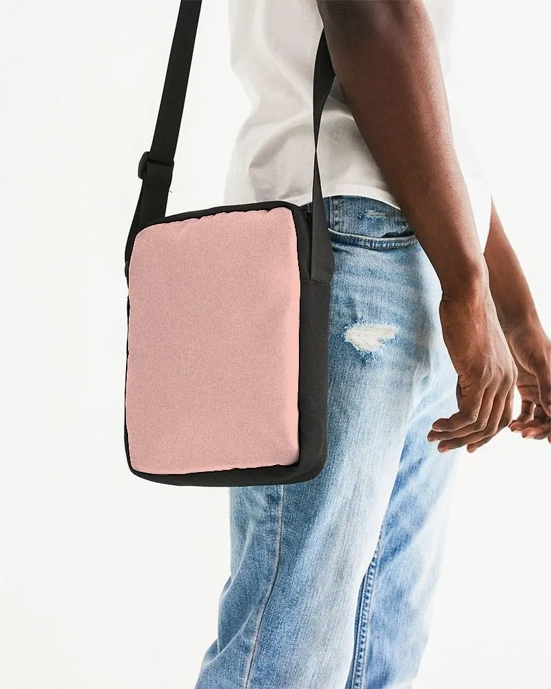 Pale Pastel Pink Red Messenger Pouch | Bright Pale Pastel Pink Red | C0M30Y22K0