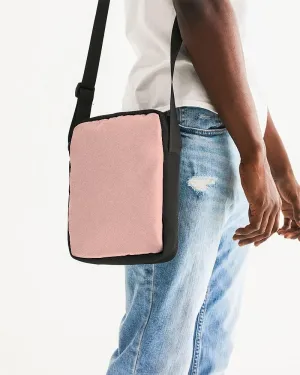 Pale Pastel Pink Red Messenger Pouch | Bright Pale Pastel Pink Red | C0M30Y22K0