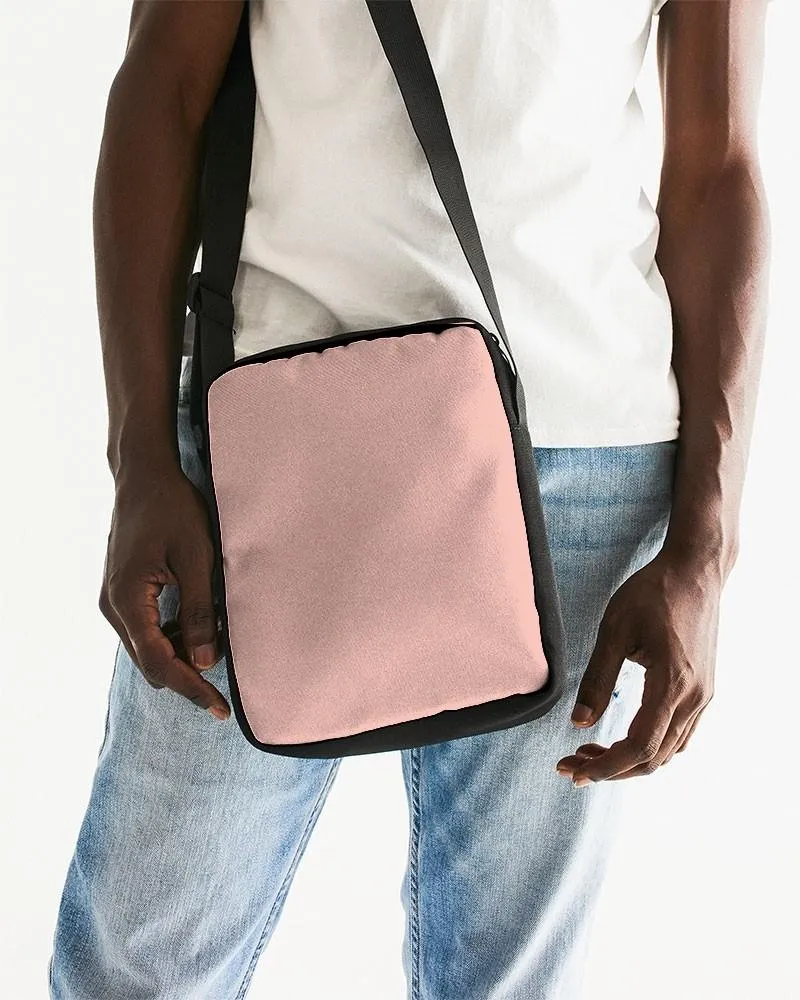 Pale Pastel Pink Red Messenger Pouch | Bright Pale Pastel Pink Red | C0M30Y22K0