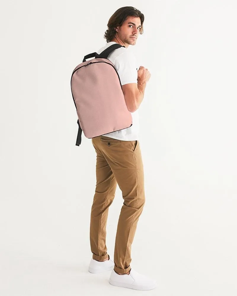 Pale Pastel Pink Red Waterproof Backpack | Bright Pale Pastel Pink Red | C0M30Y22K0