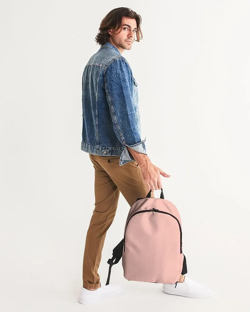 Pale Pastel Pink Red Waterproof Backpack | Bright Pale Pastel Pink Red | C0M30Y22K0
