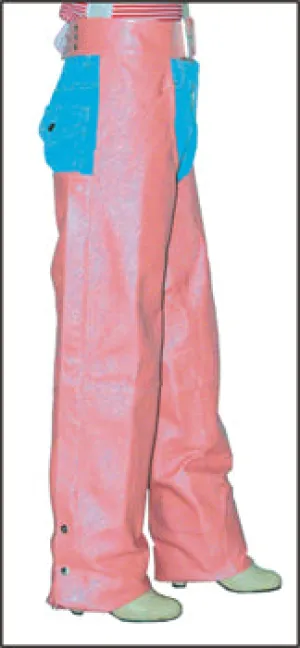 Pink Leather Chaps For Women Riders