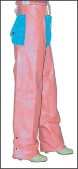 Pink Leather Chaps For Women Riders