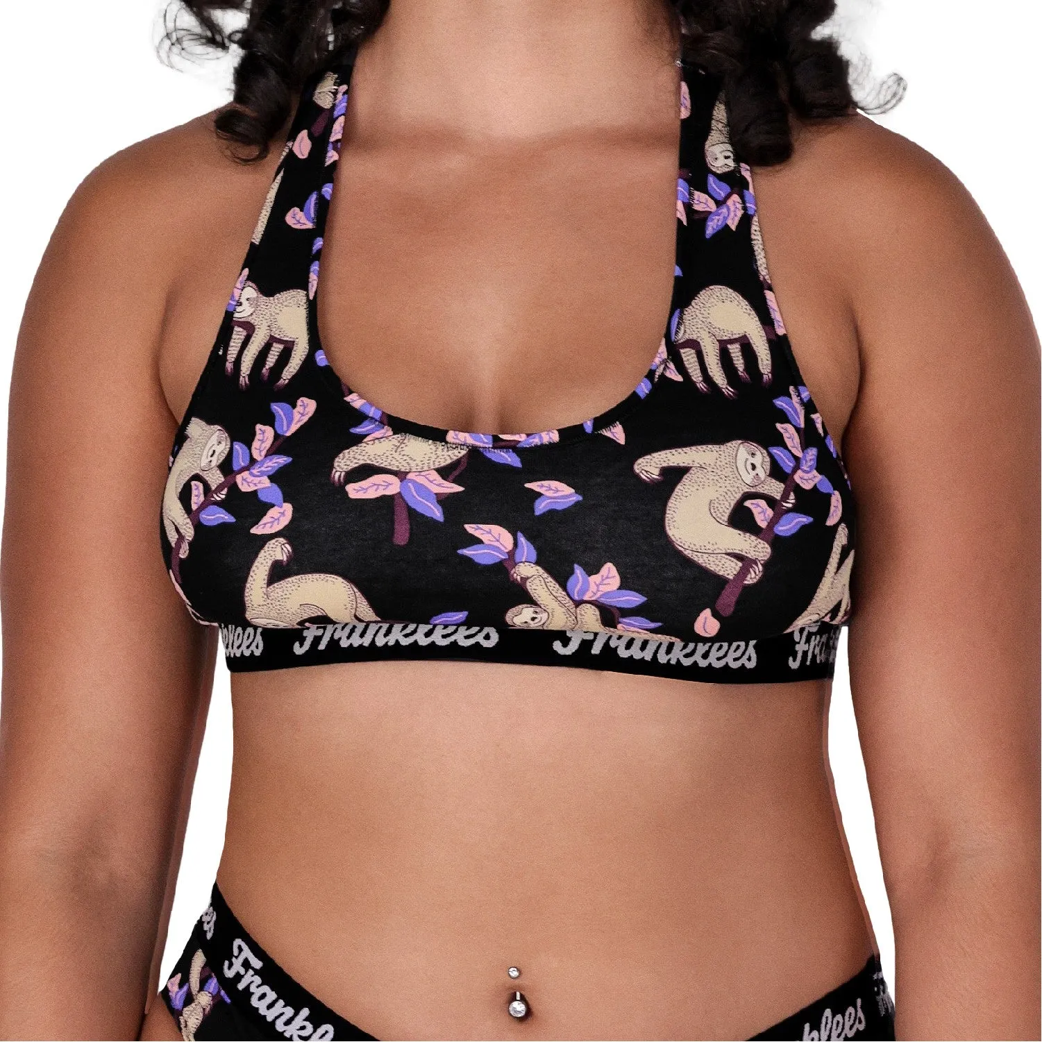 Racerback Bralette | Soft Cotton | Sloth