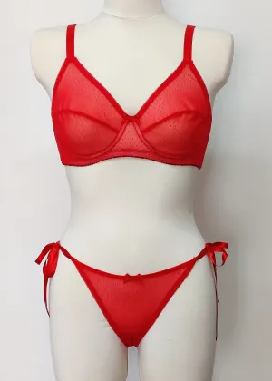 Red Sheer IRMA Panties