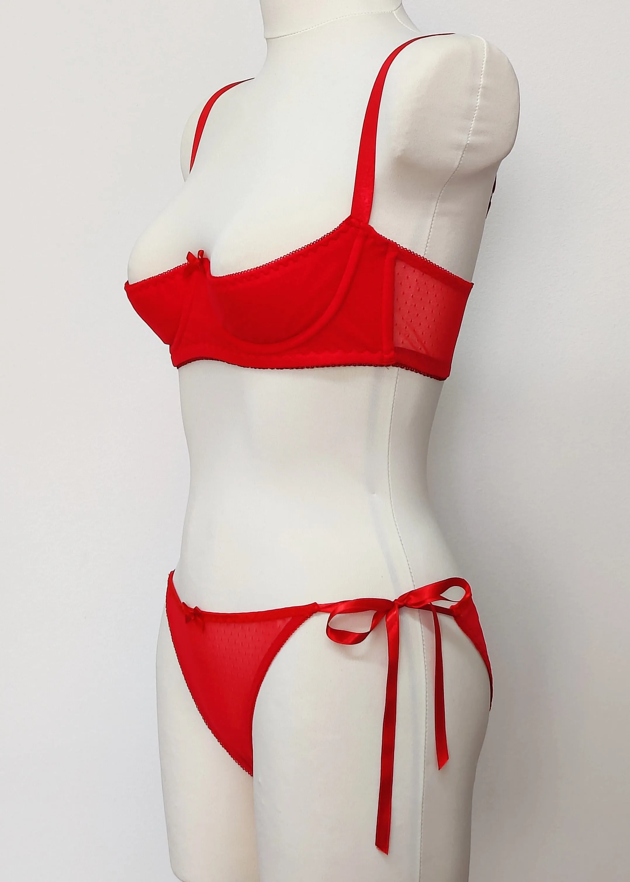 Red Sheer IRMA Panties