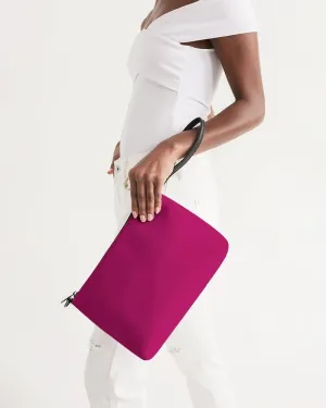 Shaded Pink Zip Pouch | C0M100Y25K30