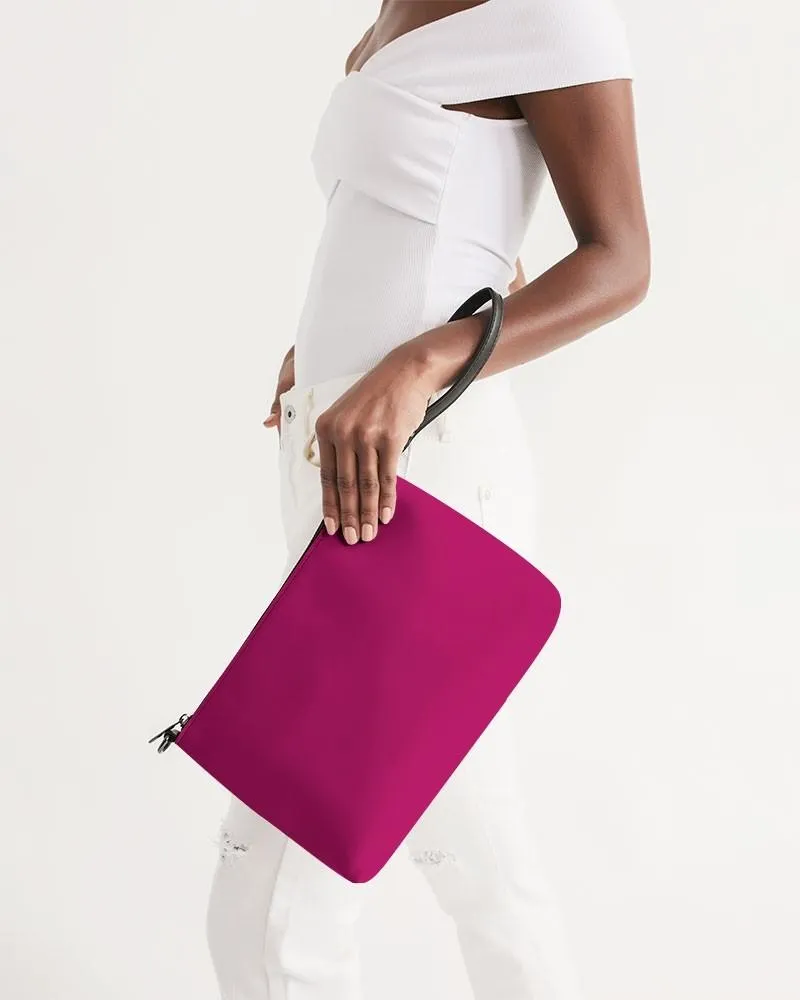 Shaded Pink Zip Pouch | C0M100Y25K30