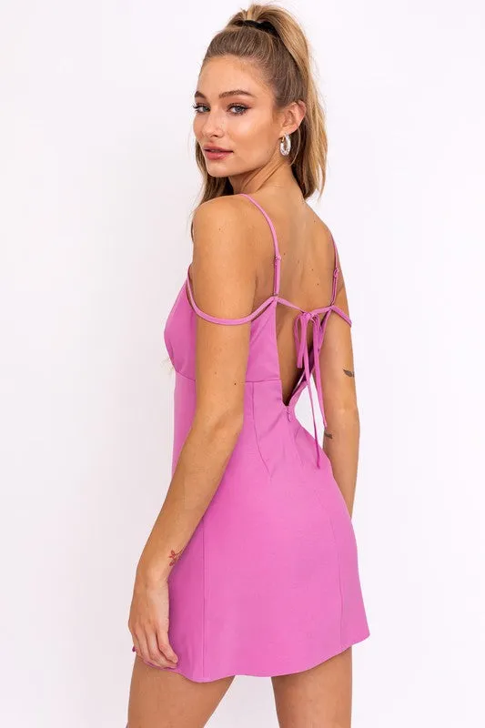 Strappy Serenade Mini Slip Dress