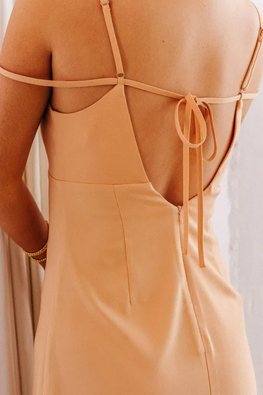 Strappy Serenade Mini Slip Dress