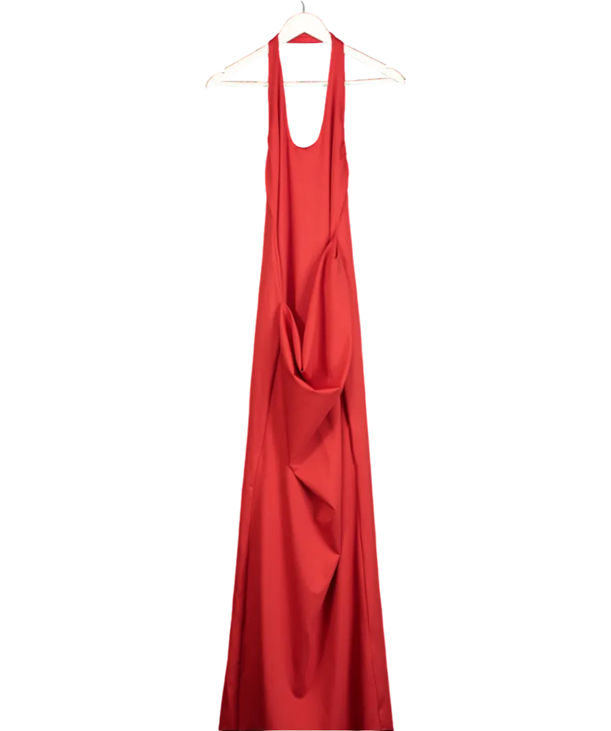 White Fox Gemini Baby Maxi Dress Red UK M