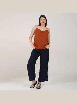 Women Organic Cotton Solid  Slip Top